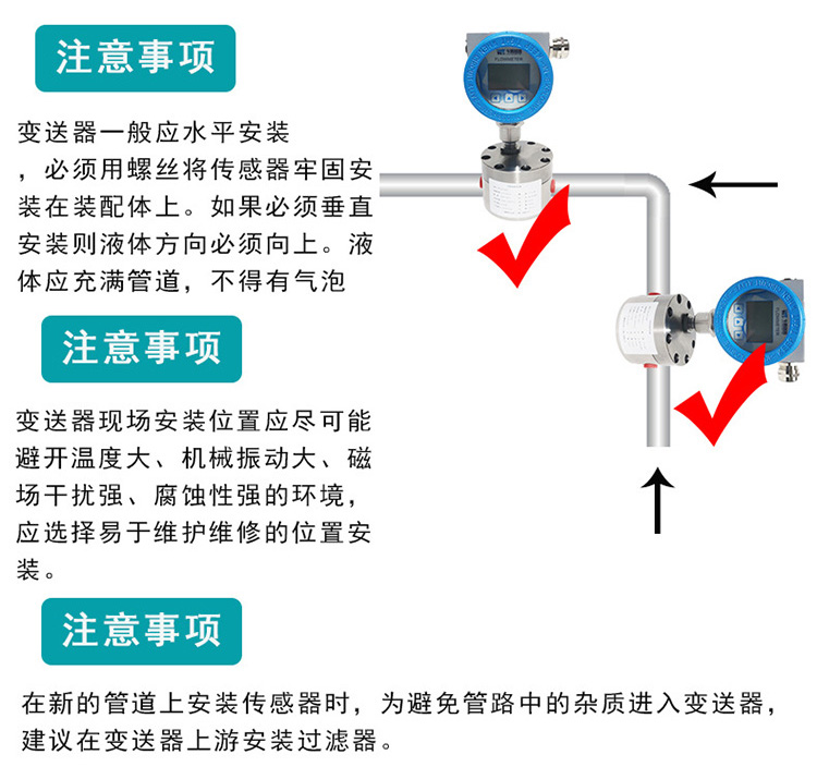 圓齒輪流量計(jì)安裝圖